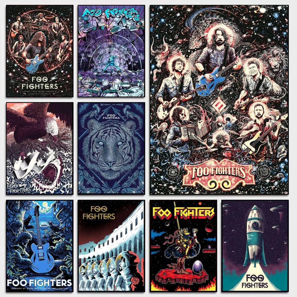 Vintage Collectible Posters - Klassieke bandcollectie Foo Fighters Klassieke vintage