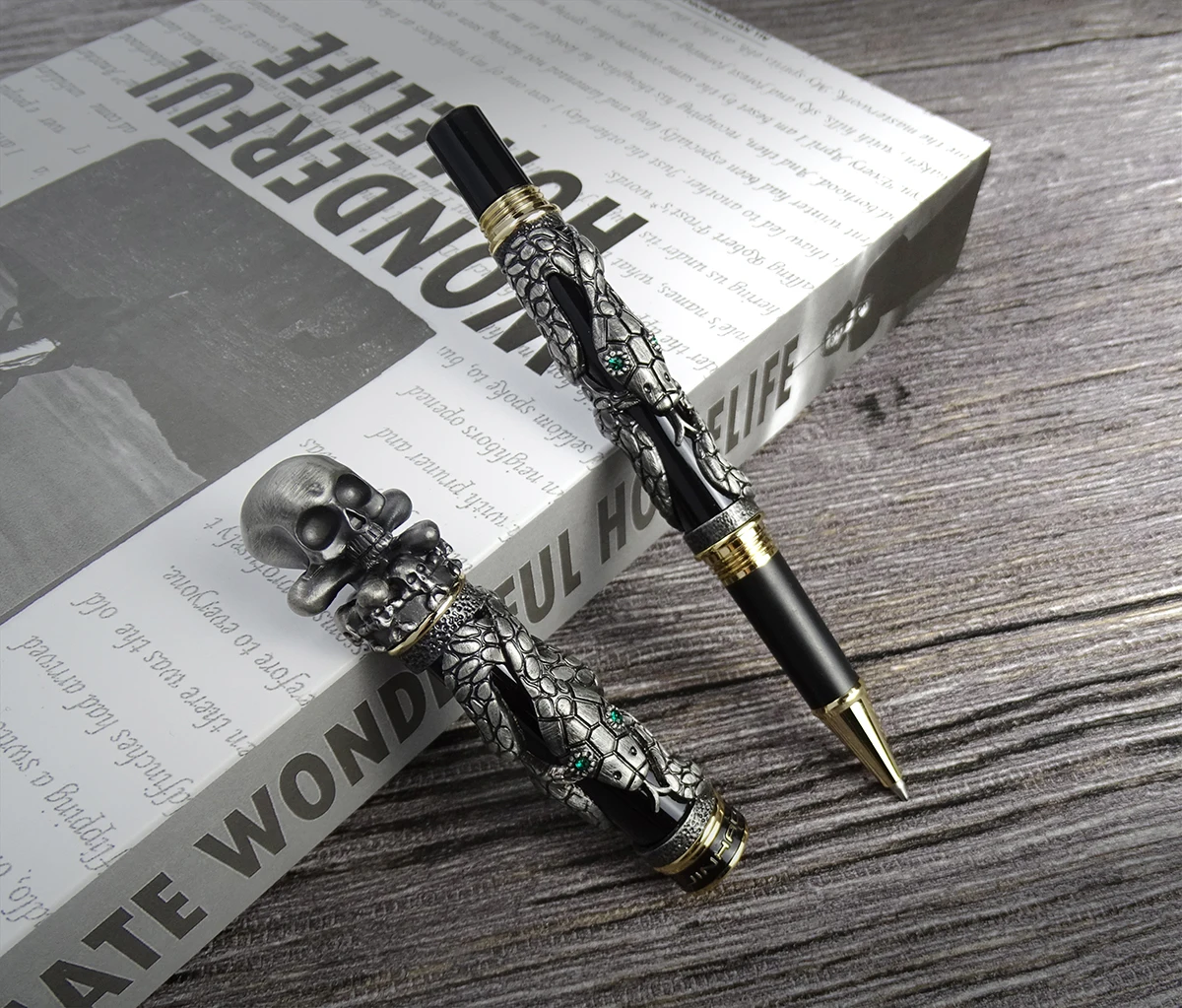 Jinhao Metalen Vintage Rollerb - Vintage Collectible Pens recensie en prijs