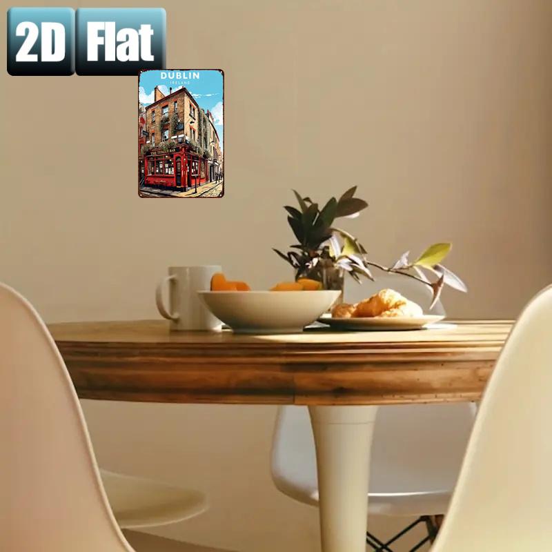 Dublin Ierland Temple Bar Meta - Vintage Collectible Plates recensie en prijs