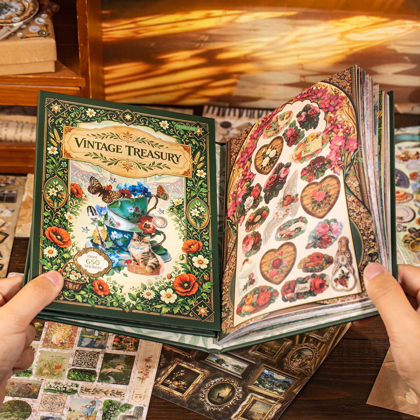 Stickerboek vintage collectie  - Vintage Collectible Books recensie en prijs